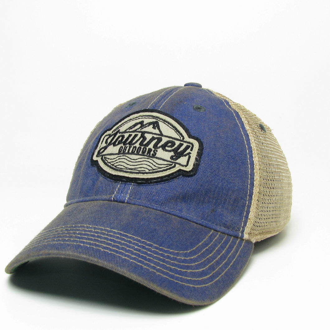 Journey Outdoors Fitted Old Favorite Hat | BLUE