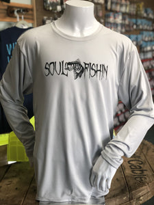 Soul Fishin Cooling Performance Tee | SILVER