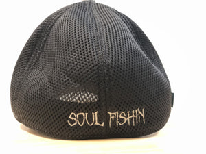 Soul Fishin Fitted Hat | GREY